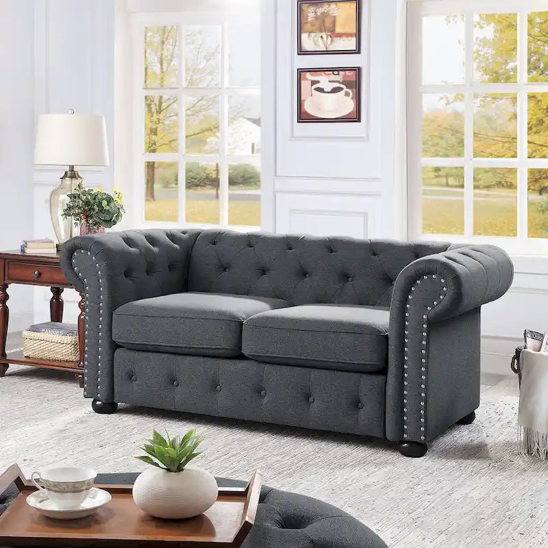 Divanetto Chesterfield "Tufted" Corvus Aleksis