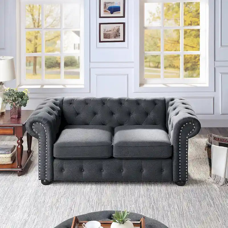 Divanetto Chesterfield "Tufted" Corvus Aleksis
