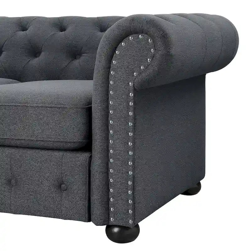 Divanetto Chesterfield "Tufted" Corvus Aleksis