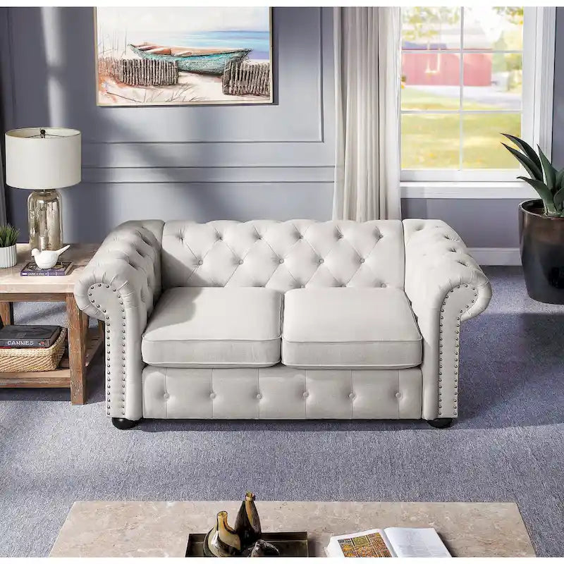 Divanetto Chesterfield "Tufted" Corvus Aleksis