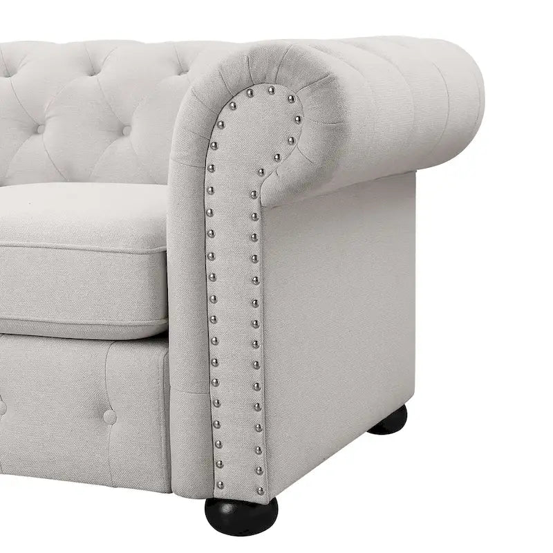Divanetto Chesterfield "Tufted" Corvus Aleksis