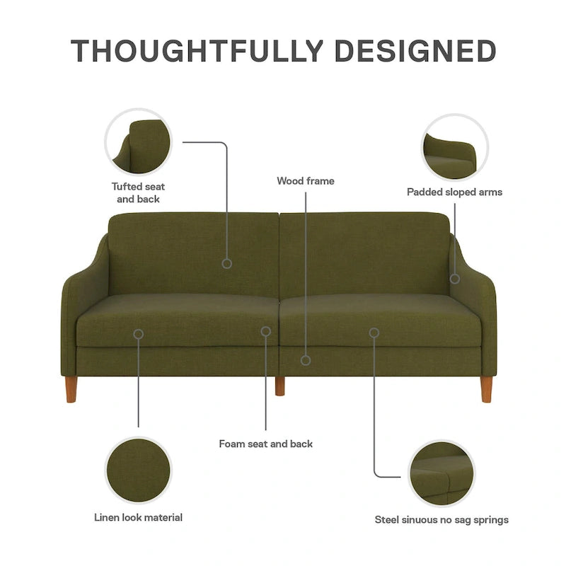 Divano futon Jayson Coil di Avenue Greene