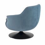SAFAVIEH Couture Citine Velvet Swivel Accent Chair - 31.1 W x 32.3 L x 29.5 H - 31.1 W x 32.3 L x 29.5 H