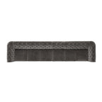 Knightsbridge Grey Extra Long Chesterfield Sofa by iNSPIRE Q Artisan