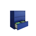 Hirsh 36 pollici di larghezza, 3 cassetti, Serie HL8000, Blu classico