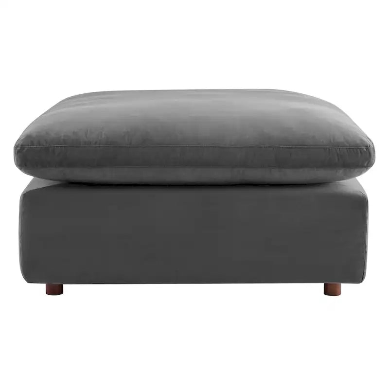 Commix Down Filled Overstuffed Velvet 7-Piece Sectional Sofa