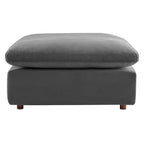 Commix Down Filled Overstuffed Velvet 7-Piece Sectional Sofa