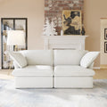 Velvet Sectional Sofa Modern Upholstered Couch Sofa for Living Room