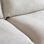 Velvet Sectional Sofa Modern Upholstered Couch Sofa for Living Room