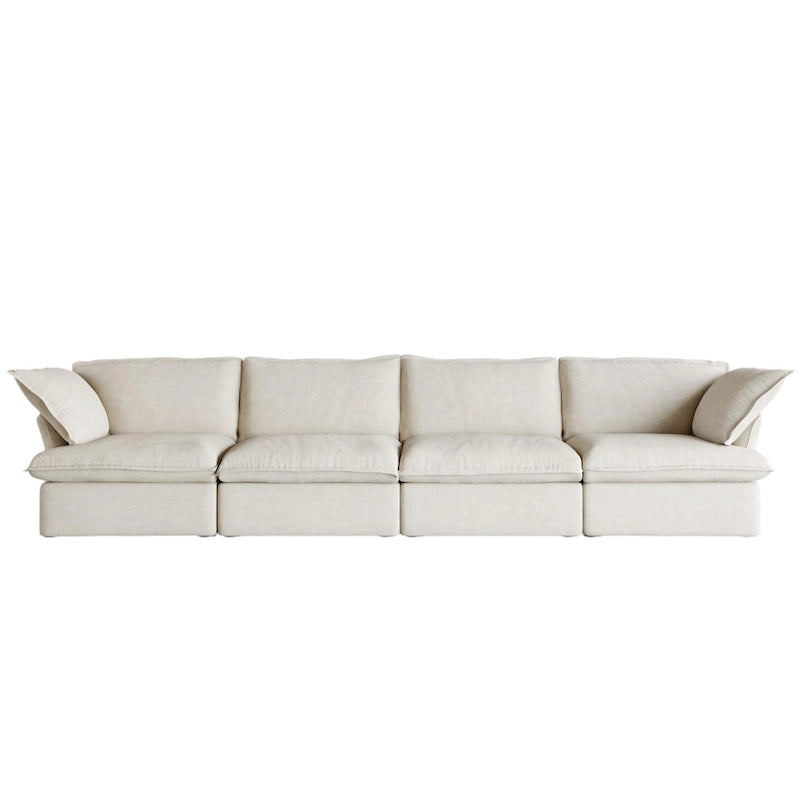 Velvet Sectional Sofa Modern Upholstered Couch Sofa for Living Room