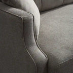 Fabric 2 Seater Loveseat Sofa with USB Charge