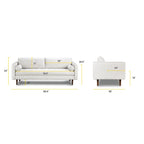 Poly & Bark Napa 72 Velvet Fabric Sofa