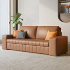 JASIWAY Modern Upholstered Loveseat Sleeper Sofa Bed with Storage