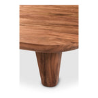 Aurelle Home Rustic Solid Acacia Wood Coffee Table