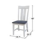 Ava Solid Wood Dining Chair - Set of Two