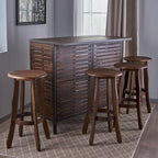 Samala 5-Piece Acacia Wood Bar Set by Christopher Knight Home