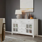 WYNDENHALL Stratford Solid Wood Transitional Sideboard Buffet - 54 inch Wide