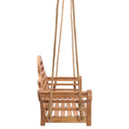 Chic Teak Lutyens Teak Wood Triple Outdoor Porch Swing, 78 inch