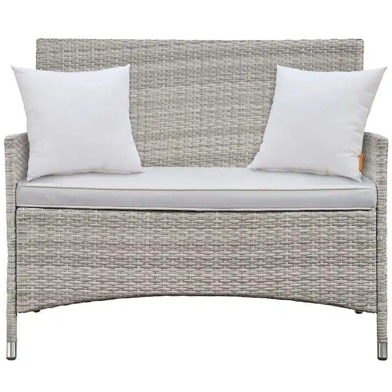 Modway Bridge Rattan 4-piece Outdoor Patio Set with Cushions