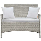 Modway Bridge Rattan 4-piece Outdoor Patio Set with Cushions