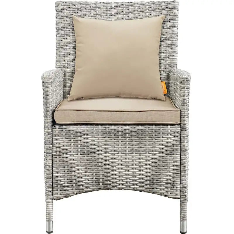 Modway Bridge Rattan 4-piece Outdoor Patio Set with Cushions