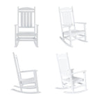 Polytrends Laguna Hdpe All Weather Outdoor Patio Rocking Chair (Set of 4)