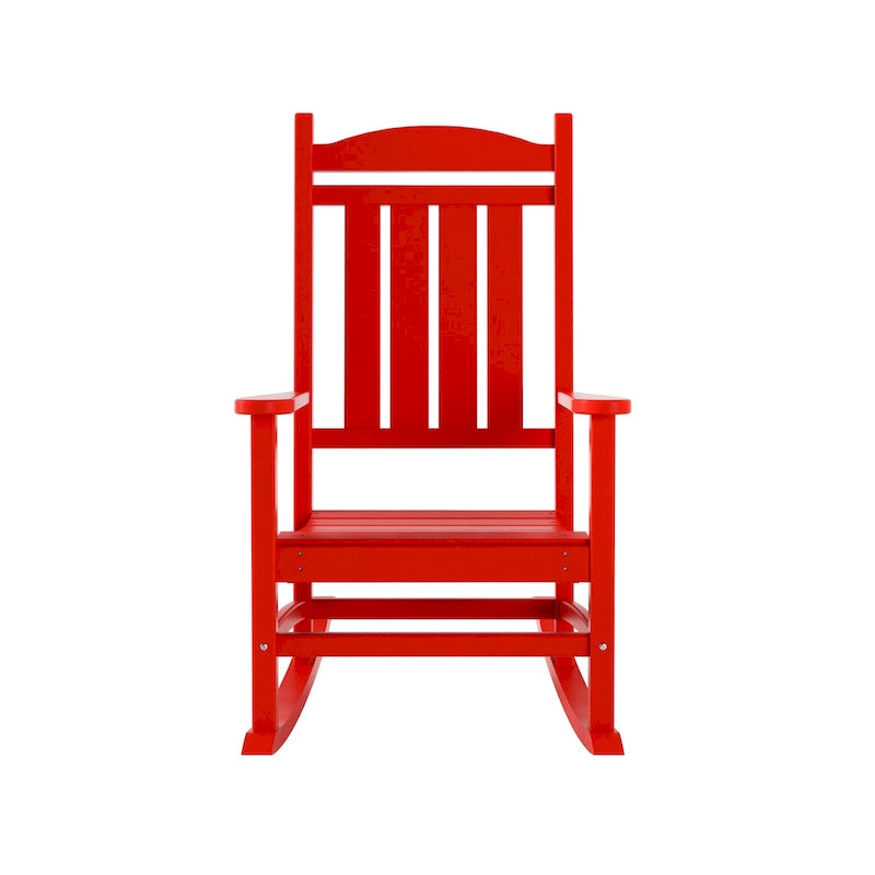 Polytrends Laguna Hdpe All Weather Outdoor Patio Rocking Chair (Set of 4)
