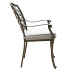 Deer Lake Aluminum Arm Chairs with Cast Slate Sunbrella Cushions (Set of 2) by Havenside Home