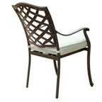 Deer Lake Aluminum Arm Chairs with Cast Slate Sunbrella Cushions (Set of 2) by Havenside Home