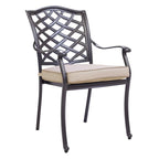Deer Lake Aluminum Arm Chairs with Cast Slate Sunbrella Cushions (Set of 2) by Havenside Home