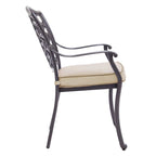 Deer Lake Aluminum Arm Chairs with Cast Slate Sunbrella Cushions (Set of 2) by Havenside Home