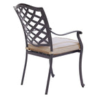 Deer Lake Aluminum Arm Chairs with Cast Slate Sunbrella Cushions (Set of 2) by Havenside Home