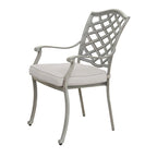 Deer Lake Aluminum Arm Chairs with Cast Slate Sunbrella Cushions (Set of 2) by Havenside Home
