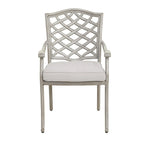 Deer Lake Aluminum Arm Chairs with Cast Slate Sunbrella Cushions (Set of 2) by Havenside Home