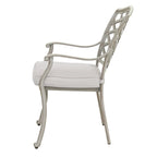 Deer Lake Aluminum Arm Chairs with Cast Slate Sunbrella Cushions (Set of 2) by Havenside Home