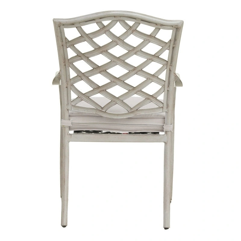Deer Lake Aluminum Arm Chairs with Cast Slate Sunbrella Cushions (Set of 2) by Havenside Home