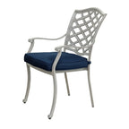 Deer Lake Aluminum Arm Chairs with Cast Slate Sunbrella Cushions (Set of 2) by Havenside Home