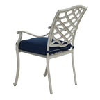 Deer Lake Aluminum Arm Chairs with Cast Slate Sunbrella Cushions (Set of 2) by Havenside Home