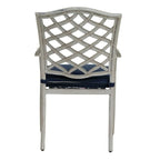 Deer Lake Aluminum Arm Chairs with Cast Slate Sunbrella Cushions (Set of 2) by Havenside Home
