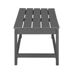 WestinTrends Set 3 Pezzi Tavolino da Caffè e Tavolini Laterali per Patio Esterno Adirondack