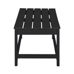 WestinTrends Set 3 Pezzi Tavolino da Caffè e Tavolini Laterali per Patio Esterno Adirondack