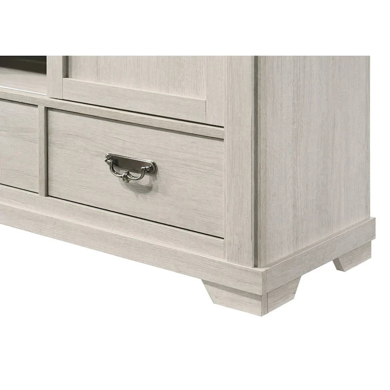 Camera da letto Candra con pannelli marrone crema, 6 pezzi