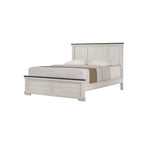 Camera da letto Candra con pannelli marrone crema, 6 pezzi