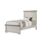 Camera da letto Candra con pannelli marrone crema, 6 pezzi