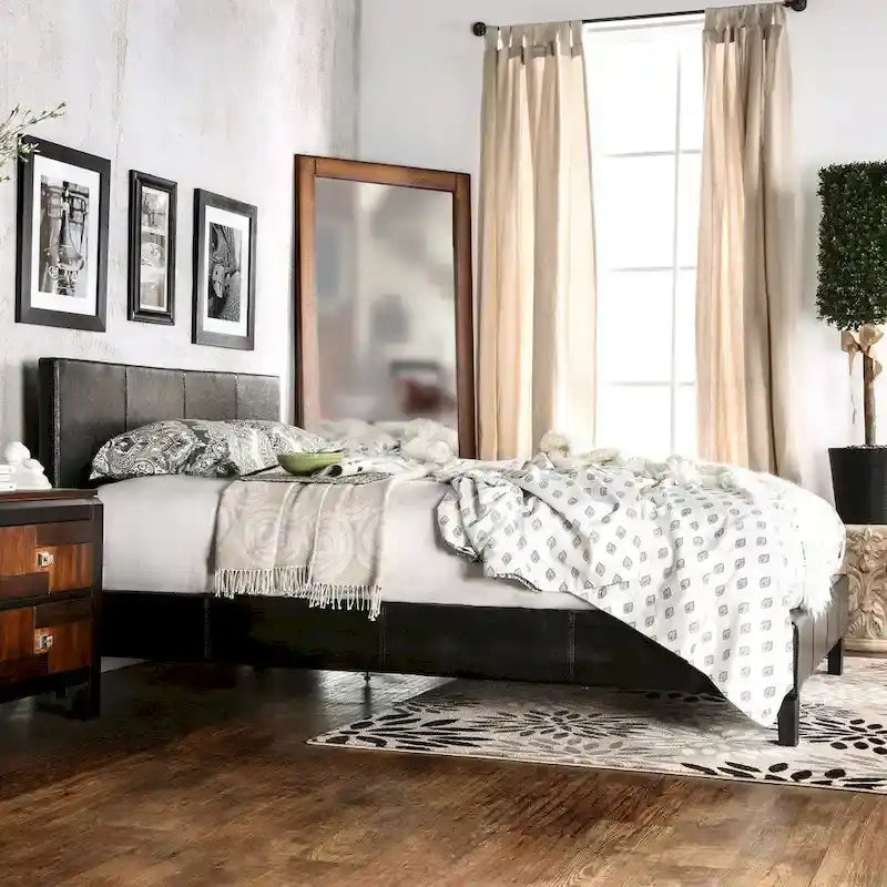 Porch & Den Harman California King Padded Upholstery Platform Bed