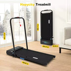 REDLIRO Tapis Roulant Pieghevole 2 in 1 Sotto la Scrivania Macchina da Corsa 12.2 km/h per Ufficio Domestico Nero