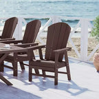 WestinTrends Sedia da pranzo Adirondack per esterni, resistente alle intemperie