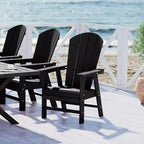 WestinTrends Sedia da pranzo Adirondack per esterni, resistente alle intemperie