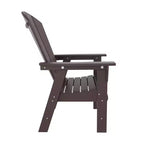 WestinTrends Sedia da pranzo Adirondack per esterni, resistente alle intemperie