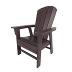 WestinTrends Sedia da pranzo Adirondack per esterni, resistente alle intemperie